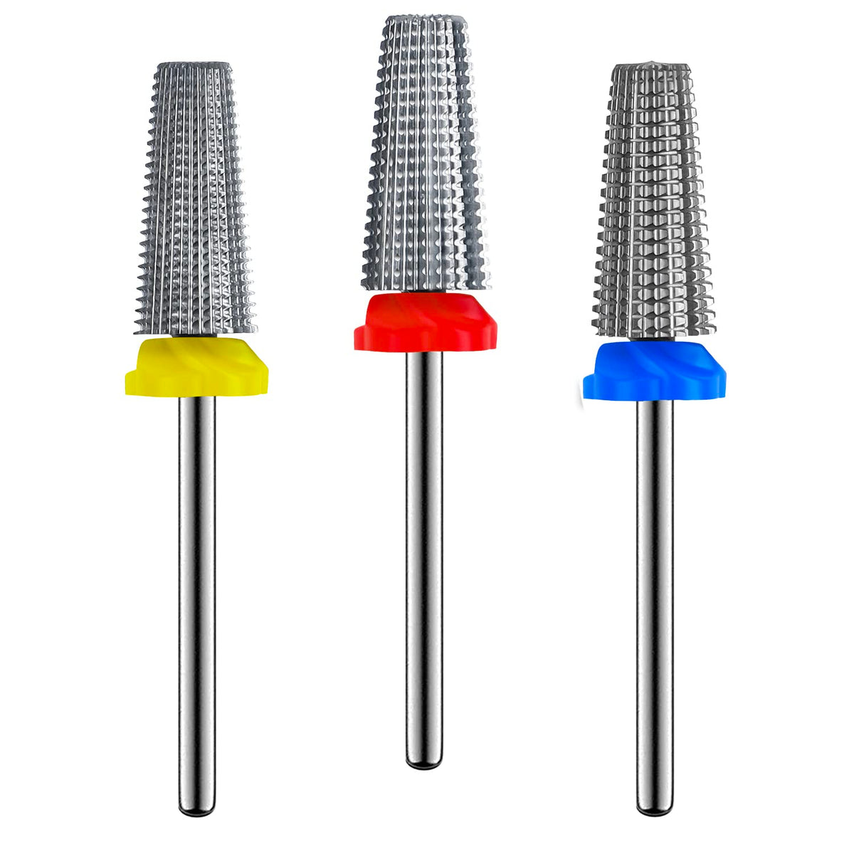 Depvko front packaging showing three purple carbide bits and benefits