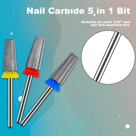 Depvko bits beside ruler showing 3/32 inch shank scale and fit clarity