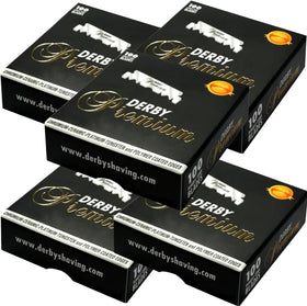 Derby front box showing the 500-count pack and brand for long-lasting supply
