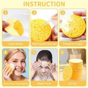 derloyo in hand size scale showing compact travel-friendly sponge convenience