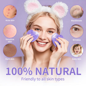 derloyo sponge removing facial mask showing efficient cleanup benefit