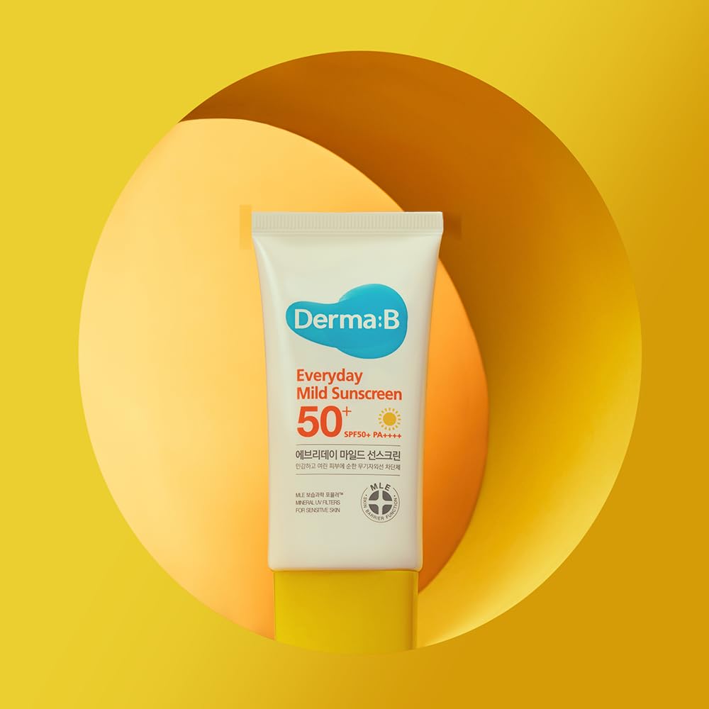 Derma B tube inside travel pouch ready for on-the-go reapplication benefit
