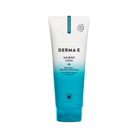 Derma E front label on 8 oz bottle showing clean packaging and benefits