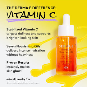 Derma E lifestyle application on skin demonstrating hydrated, luminous finish