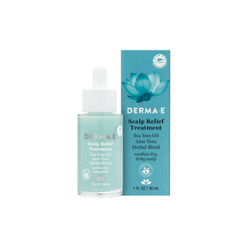Derma E front packaging showing serum bottle and benefit