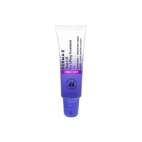 Derma E front packaging showing label and 0.5oz jar, promotes firming benefits