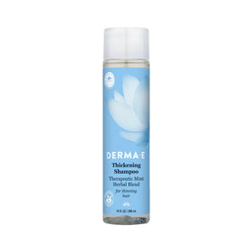 Derma E front bottle image showing clear label and volumizing benefit