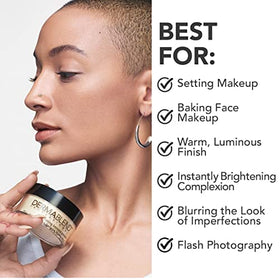 Dermablend compact application with brush for long-lasting wear