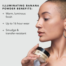 Dermablend lifestyle woman applying makeup with brightening result