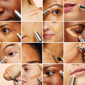 Dermablend spot conceal before and after showing noticeable concealment