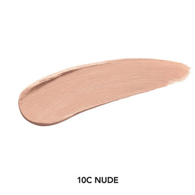Dermablend Quick-Fix arm swatch in-use showing full coverage benefit