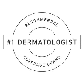 Dermablend blended before-and-after comparison showing natural finish benefit
