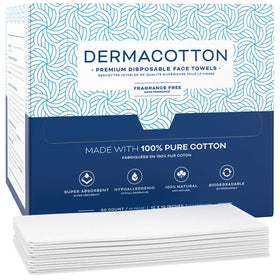 DERMACOTTON front packaging showing 100-count and extra-large size benefit