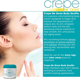 Dermactin being applied to neck and chest demonstrating smoothing hydration benefit