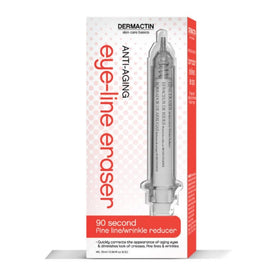 Dermactin front packaging showing small .34 oz tube and branding for quick identification