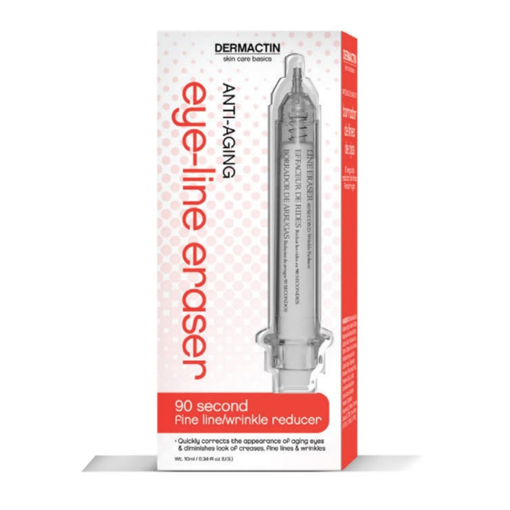 Dermactin front packaging showing small .34 oz tube and branding for quick identification