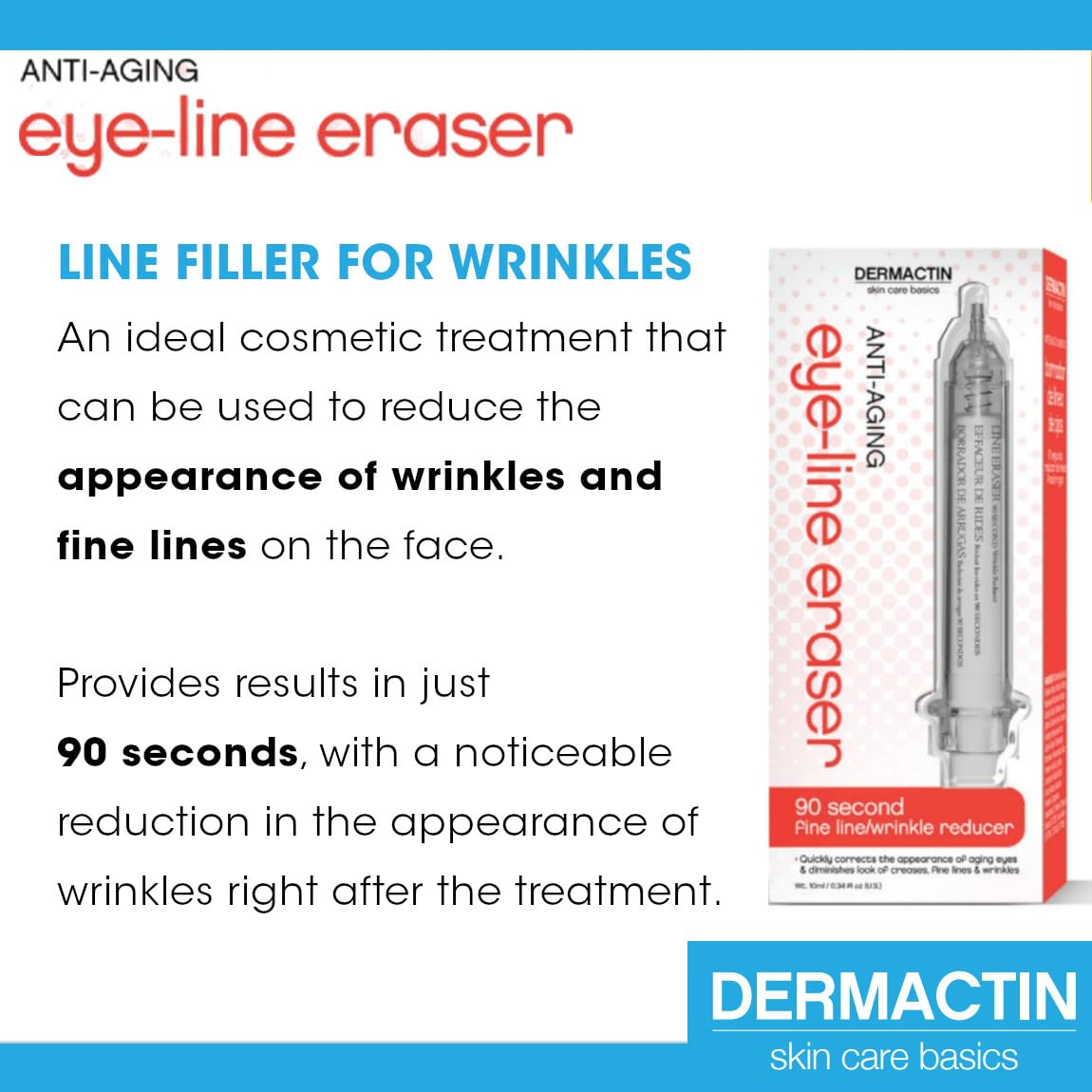 Dermactin dispensing a drop from applicator demonstrating precise, mess-free application