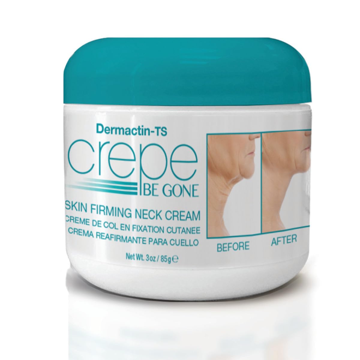 Dermactin box and jar packaging presenting expert-made USA quality benefit