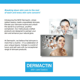 Dermactin label close-up highlighting ingredients for sensitive skin