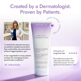 DERMAdoctor label ingredient panel highlighting 2% pyrithione zinc