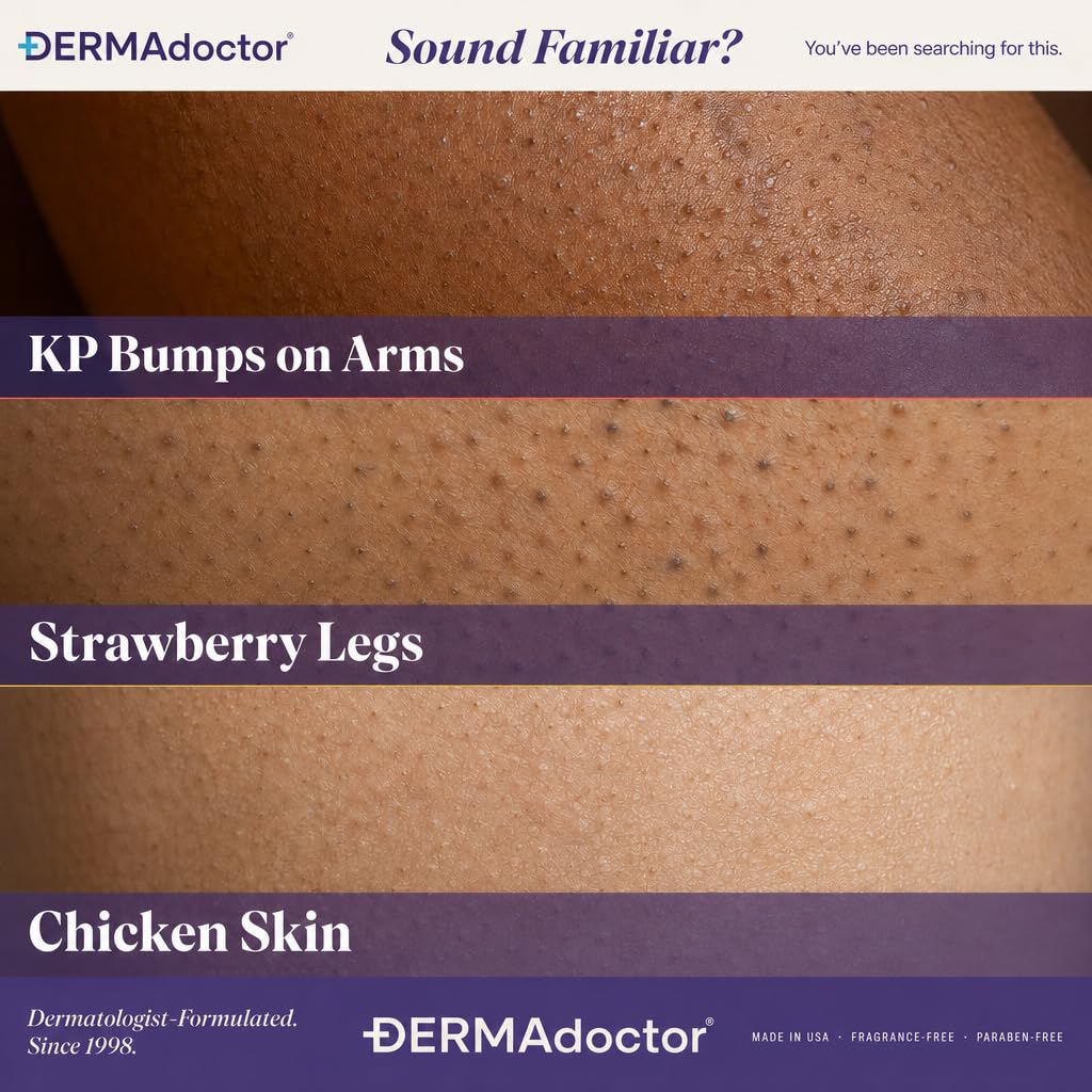 DERMAdoctor bottle in bathroom setting suggesting daily routine benefit