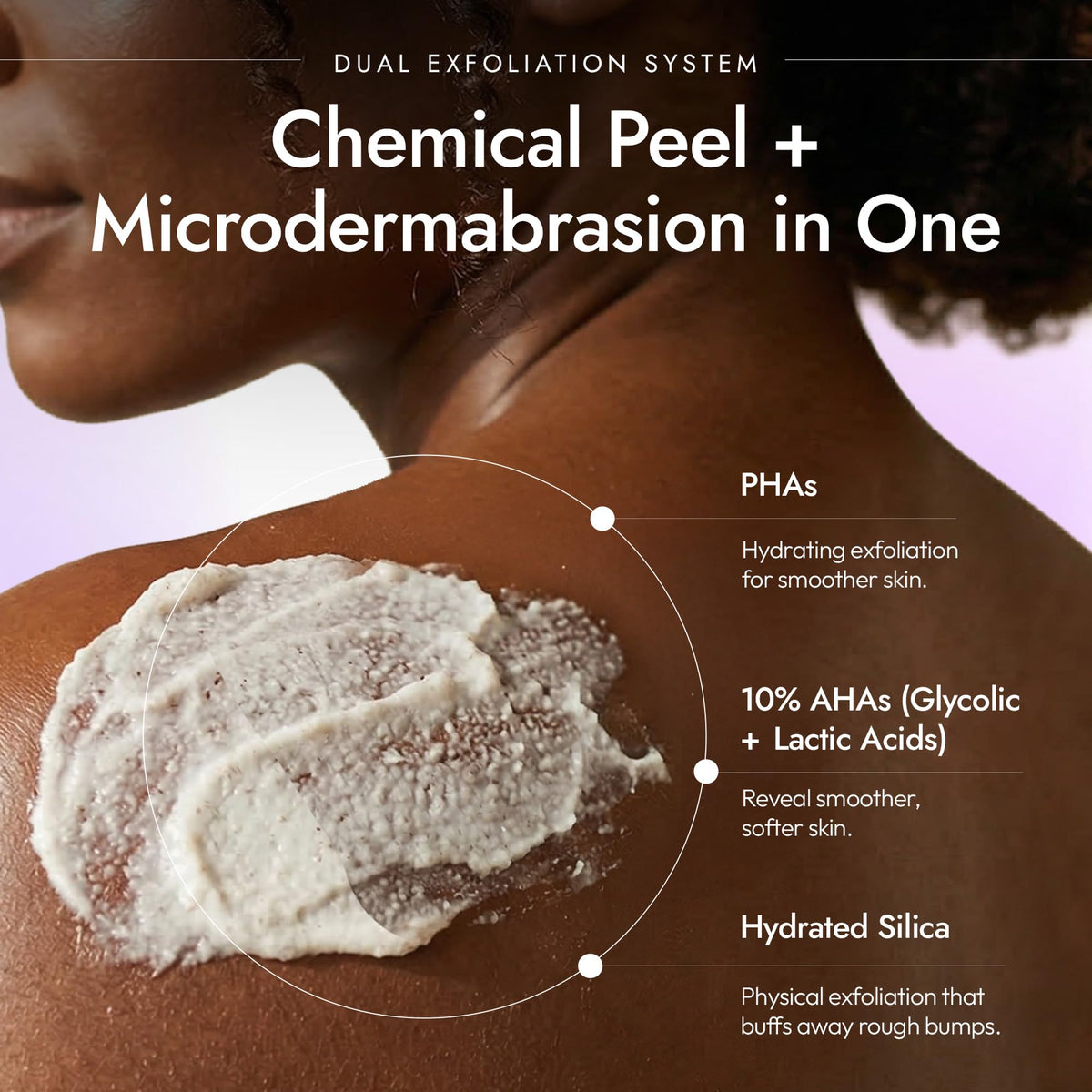 DERMAdoctor packaging close-up showing recyclable materials and environmental benefit