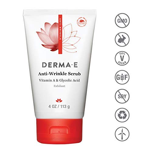 DERMA E close-up of scrub texture displaying gentle exfoliating particles