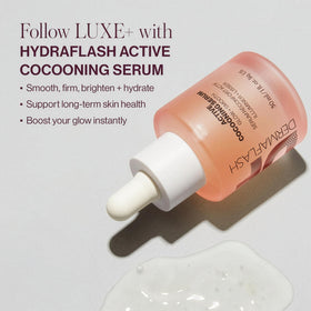 DERMAFLASH after treatment smooth skin close-up showing glow and improved product absorption benefits