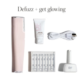 DERMAFLASH preflash essential skin prep cleanser bottle highlighting gentle cleanse before treatment
