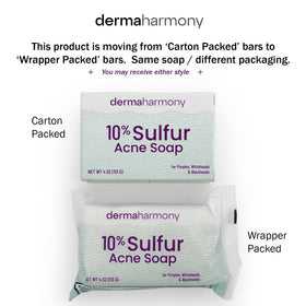 Dermaharmony soap close-up texture displaying smooth surface and cleansing pores benefit