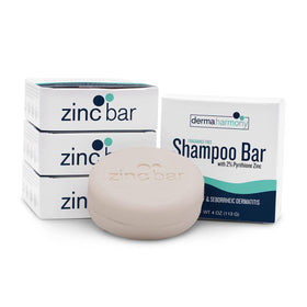 Dermaharmony shampoo bar producing rich lather on wet hair