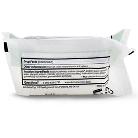 Dermaharmony bar in shower scene illustrating practical use on body acne benefit
