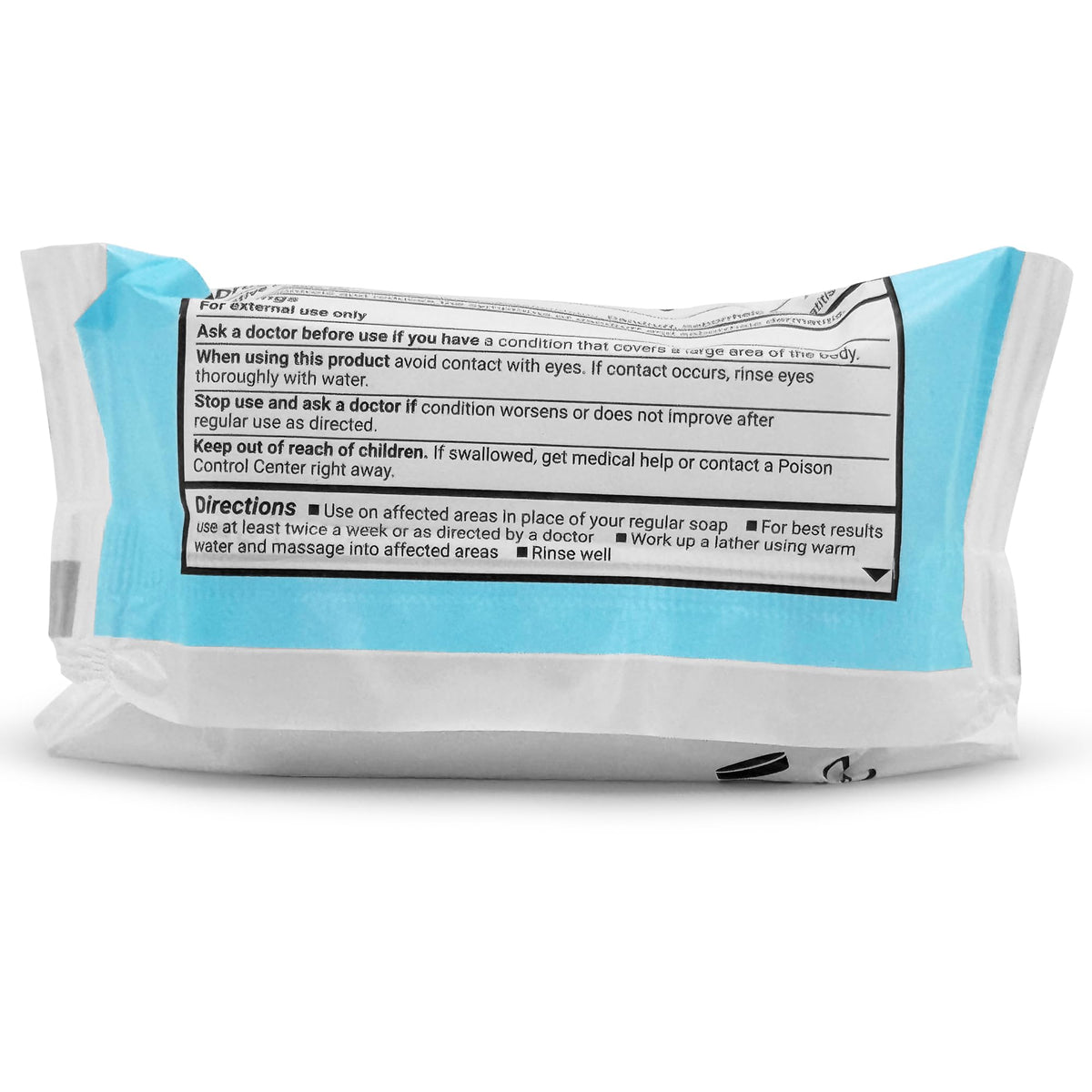 Dermaharmony ingredient label closeup showing zinc pyrithione and clean formula