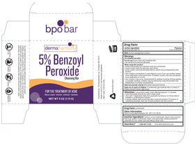 Dermaharmony 4 oz bar next to a ruler showing size and long-lasting value