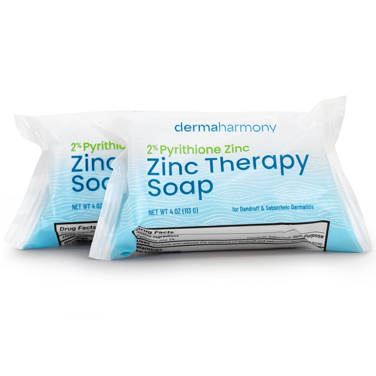 Dermaharmony soap texture with visible oatmeal and oils conveying gentle exfoliation