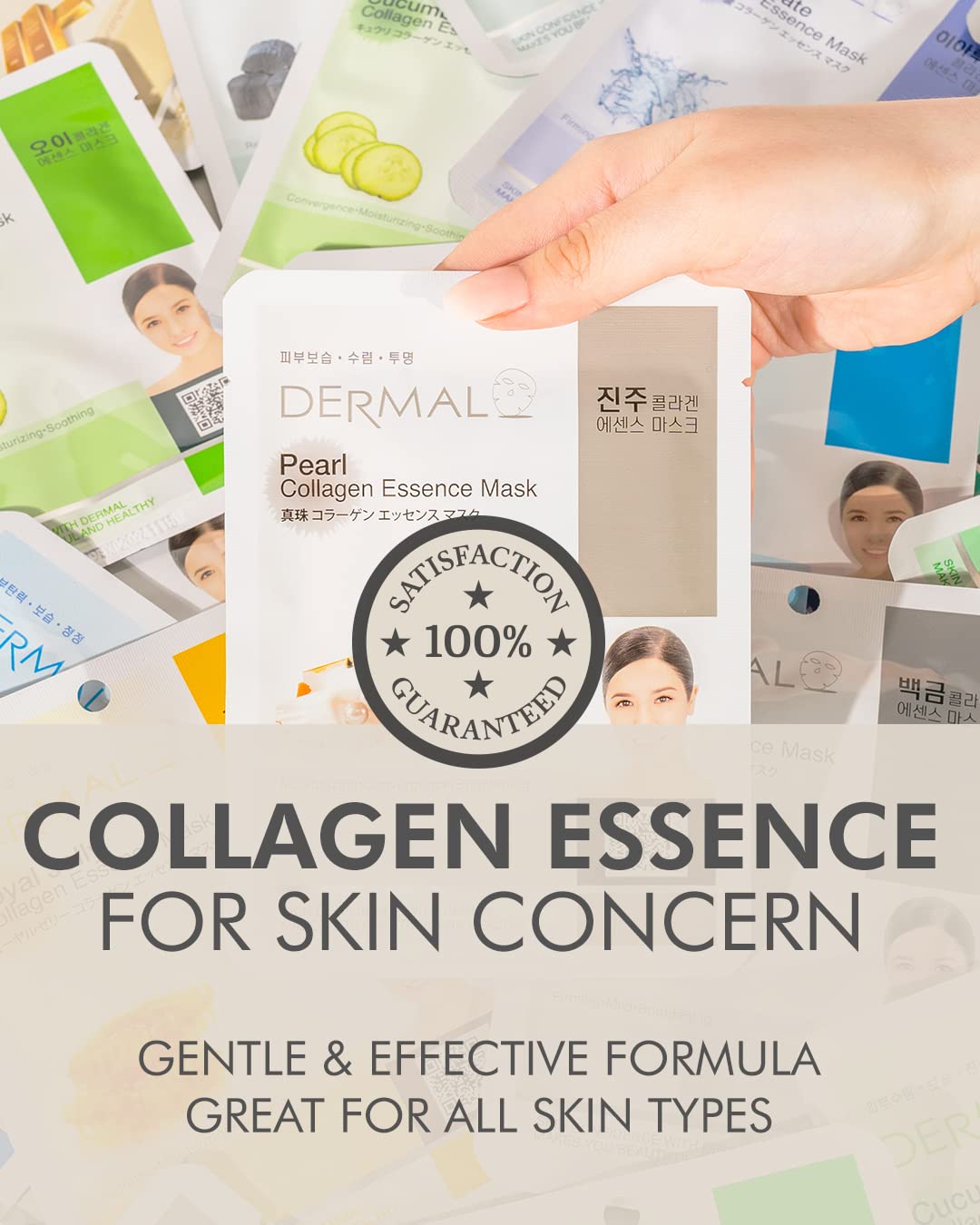 DERMAL essence droplets on skin demonstrating concentrated hydration benefit