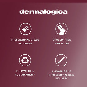 Dermalogica on bathroom vanity suggesting daily skincare routine