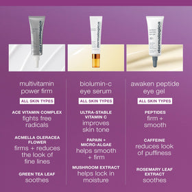 Dermalogica application with finger patting product showing gentle use benefit: precise control