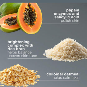 Dermalogica being applied to face with gentle massage, helps exfoliate and prep skin