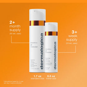 Dermalogica gel beside sink in routine setting illustrating daily use benefit