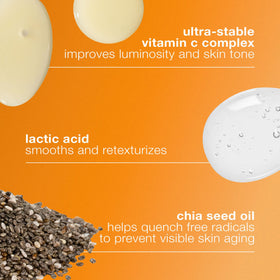 Dermalogica Biolumin-C Serum ingredients label showing key actives for brightness and calm