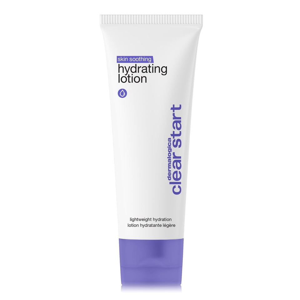 Dermalogica front packaging showing the lotion and brand for clear hydration