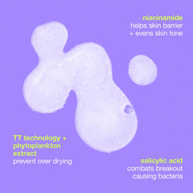 Dermalogica label close-up highlighting active ingredients and usage guidance