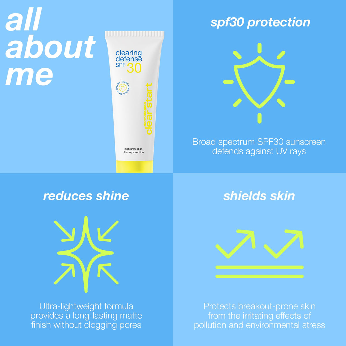 Dermalogica applied on skin demonstrating quick-absorbing matte effect