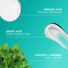 Dermalogica salicylic acid ingredient closeup illustrating exfoliating pore-clearing benefit