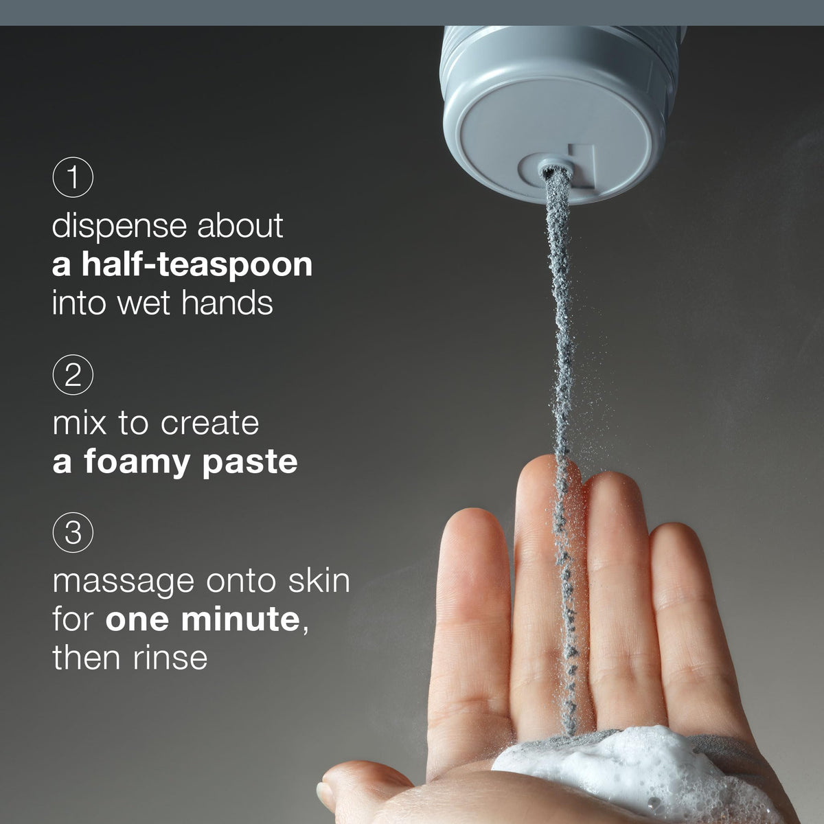 Dermalogica close-up label showing product name and usage details for quick reference