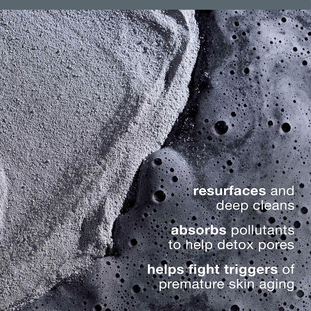 Close-up powder texture of Dermalogica product showing fine milled consistency