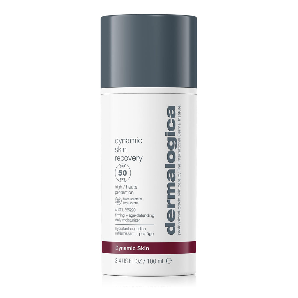 Dermalogica front packaging showing SPF50 protection and benefits