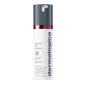Dermalogica front pouch showing product name and SPF protection for quick identification