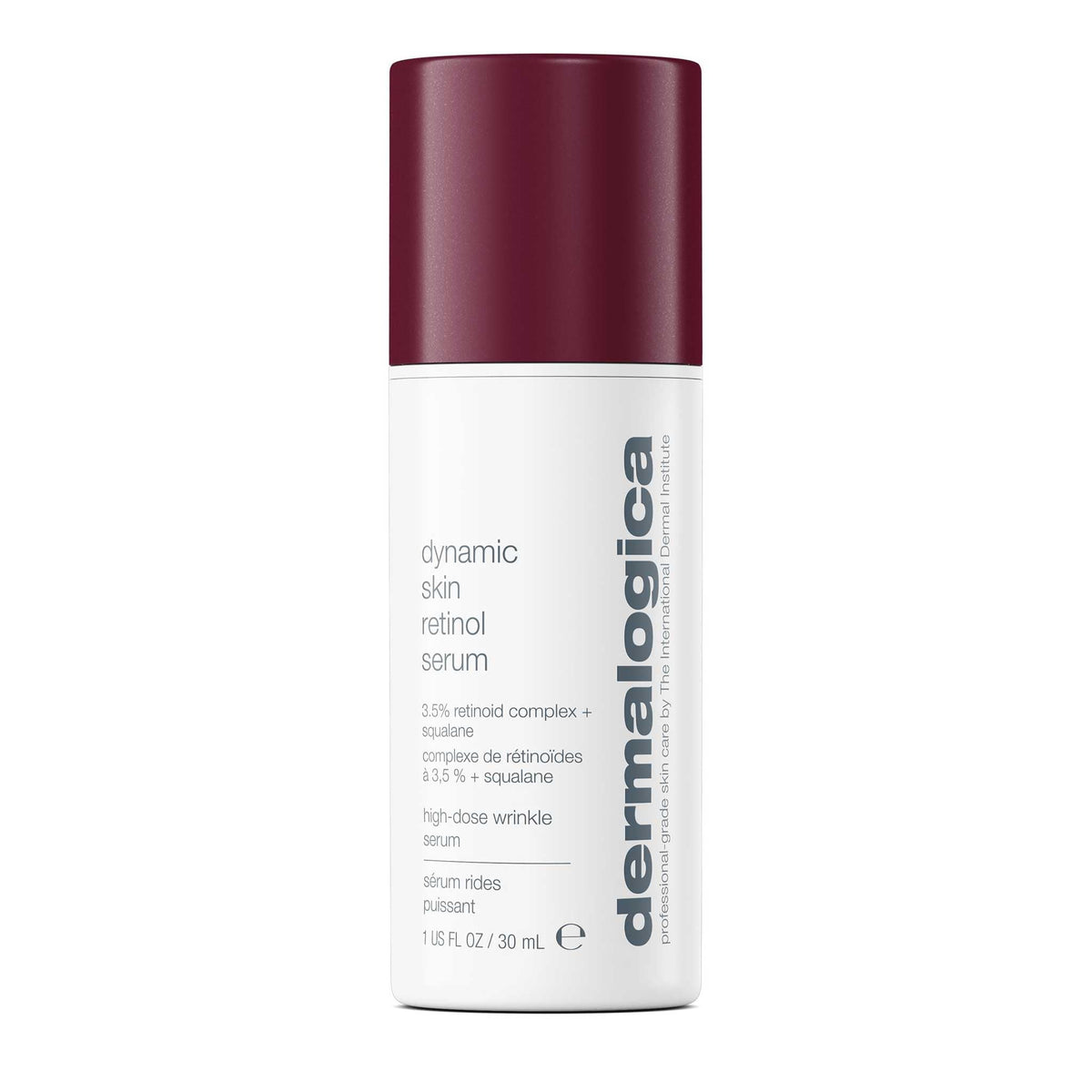 Dermalogica front packaging showing bottle and branding, indicates professional quality